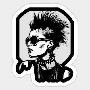 Wo Post Punk Sticker